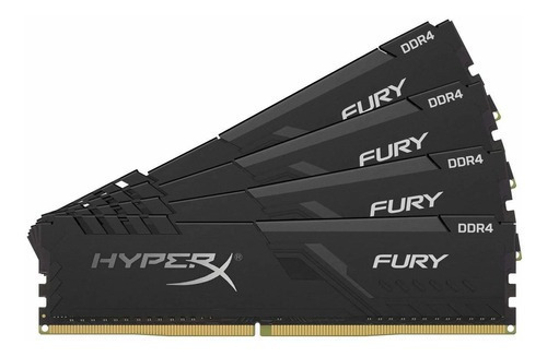 Memoria RAM Fury gamer 32GB 4 HyperX HX436C17FB3K4/32