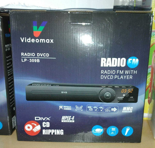 Reproductor Dvd Videomax Hd Multimedia Sd/mmc/usb/cd/aux/fm