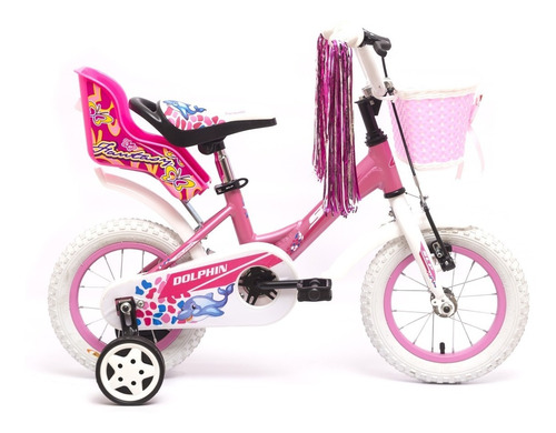 Bicicleta Infantil Slp Dolphin Rodado 12 Con Rueditas