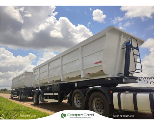 Imagem 17 de 20 de Rodocaçamba Facchini C/ Dolly Rebaixado Pronta Entrega 22/22