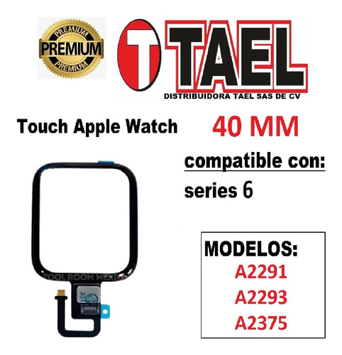 Touch Digitalizador Compatible Apple Watch Series 6 De 40 Mm