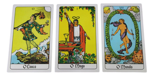 Grande Tarô Waite 78 Cartas + Toalha Saquinho ( Escolha Cor)