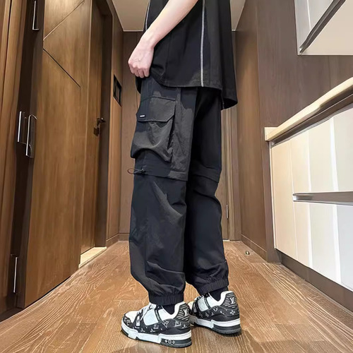 Pantalones Desmontables Deportivos Casuales De Fibra De Bamb