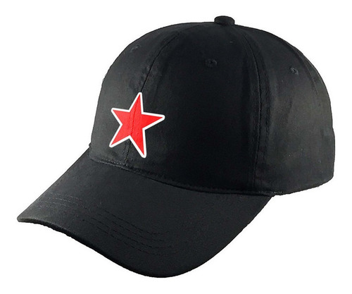 Gorra Clasica Algodón Negra Simbolos Escudos Logos R103