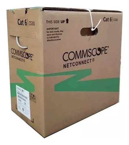 Caja De Cable Utp  Amp Commscope Cat. 6,   212 Mt.
