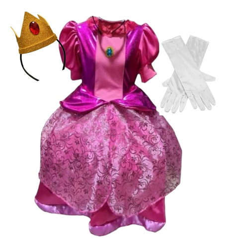 Vestido Princesa Peach Disfraz Princesa Peach 