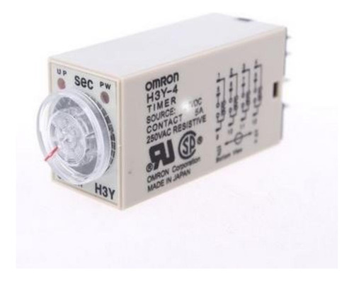 Timer Omron Relay H3y-4, 60 Seg. 12v, 250v/5a 