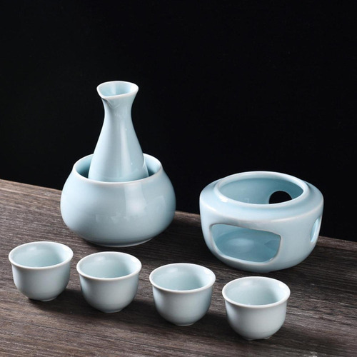 2025 Juego De Sake De Cerámica Con Tetera, Kit De Regalo