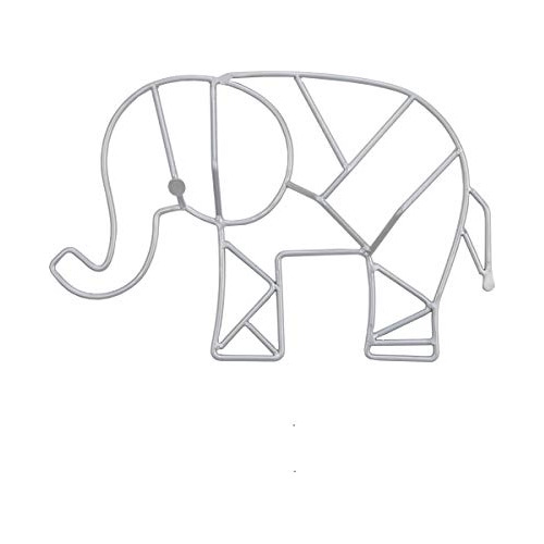Nojo Elefante En Forma De Alambre Para Decoración De Pared D