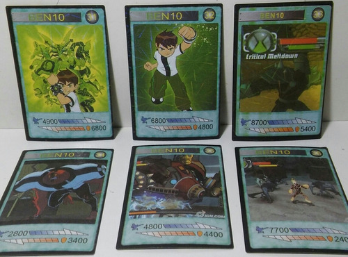 Cartas Ben 10 Protector De Errth Verde Ataque Y Energy X 36