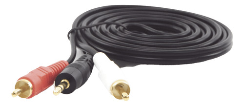 Convertidor 3.5mm Estéreo A 2 Rca Macho 1.83m | Para