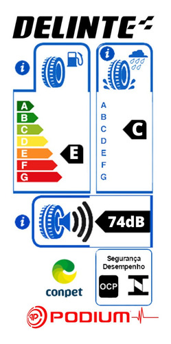 Kit 2 Pneu Aro 22 255/30 Zr22 95y Xl D7 Thunder Delinte