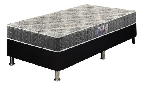 Sommier Colchon 1 Plaza Espuma Densidad 23 80kg 88x188x20 Cm