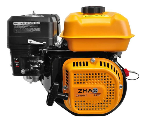 Motor Gasolina Zm55g4t 5.5 Hp 4 Tempos Partida Manual Zmax