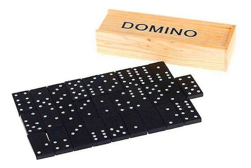 Domino Caja De Madera Juego De Mesa Tradicional