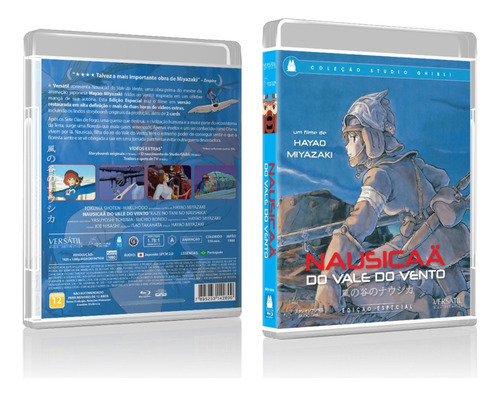 Blu-ray Nausicaa Do Vale Do Vento - Studio Ghibli - Lacrado