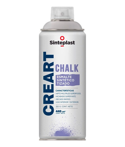 Spray Pintura Aerosol Esmalte Tizado  Creart Chalk 440ml