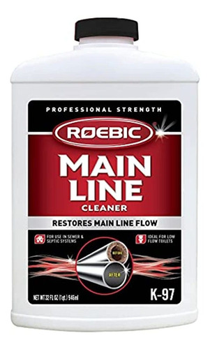 Roebic K-97 Main Line Cleaner, Exclusivo Biodegradable Bacte