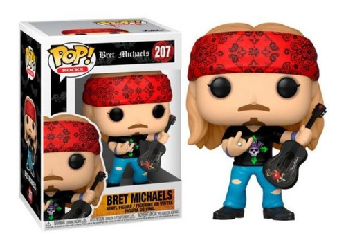 Bret Michaels (poison) - Funko Pop! Rocks / Original Sellado