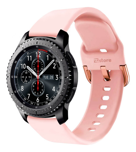 Correa Compatible Samsung Gear S3 Clasico Rosado Hebilla 22m