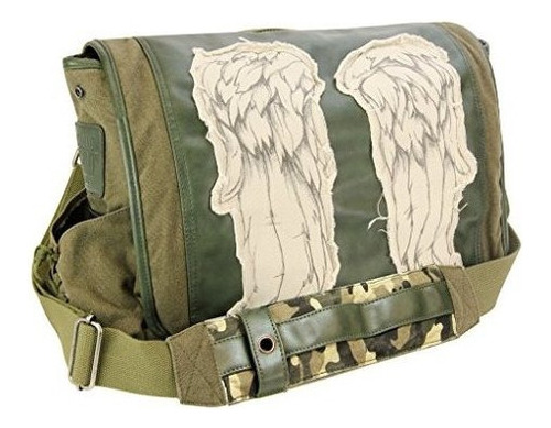 The Walking Dead Daryl Wings Messenger Bag Fatigue Green