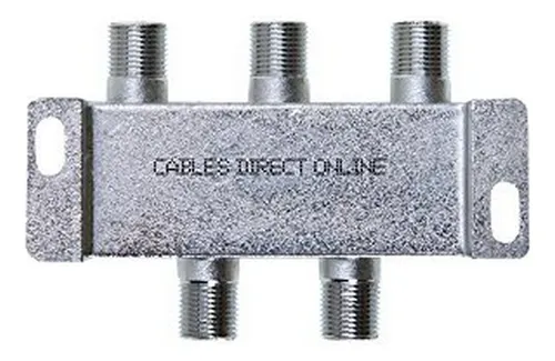 Divisor Coaxial Exterior 4 Vías, Compatible Con Rg6 Rg59, Pa