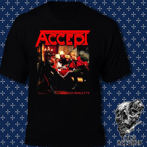 Accept Russian Roulette - Metal / Rock - Polera- Cyco Record