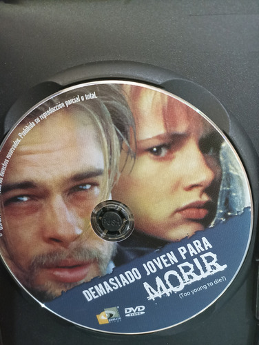 Dvd Demasiado Joven Para Morir / Too Young To Die /brad Pitt (Usado)
