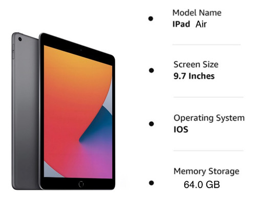 Apple Ipad 6 Generación 2018 (32gb) Color Space Gray Space Gray (Reacondicionado)