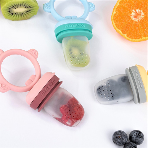 Imagen 8 de 10 de Chupete Para Fruta Alimentacion Bebe Minikoioi Pulps
