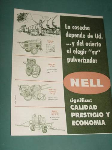 Publicidad Nell Equipos A Carretilla Matayuyos Con Motor