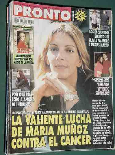 Revista Pronto 322 Bordonaba Erreway Thalia Muñoz Peña