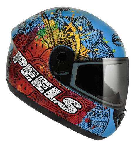 Capacete para moto  integral Peels  Spike  azul indie tamanho 56 