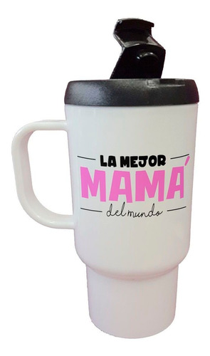 Jarro Termico Frase La Mejor Mama Del Mundo Familia