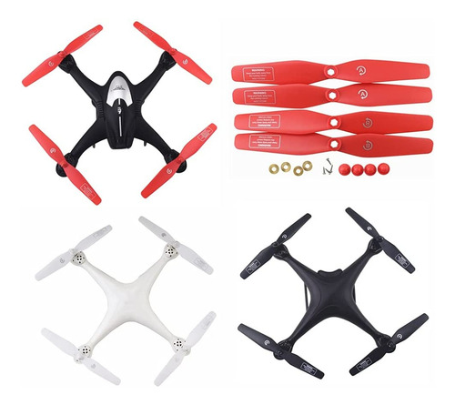 16 Piezas De Hélice Roja Para Sjrc S20w S30w T18 H301s T25 H