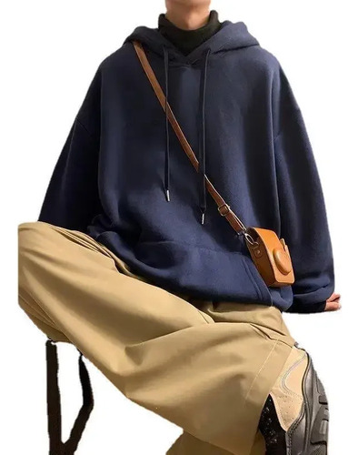 Sudadera Con Capucha Y Forro Polar Para Hombre, De Gran Tama