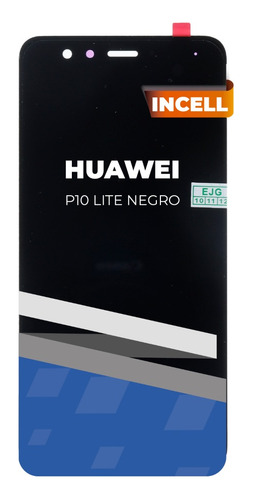 Lcd Para Huawei P10 Lite Negro Was-lx3