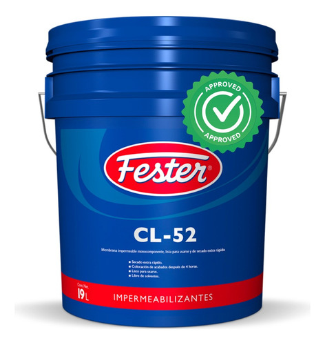 Fester Cl-52 Membrana Impermeable Monocomponente Lista 19l