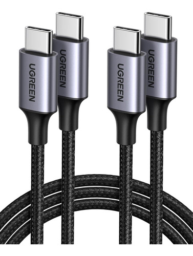 Cable De Cargador Ugreen Usb C, Nylon De Cable Usb C De 60w