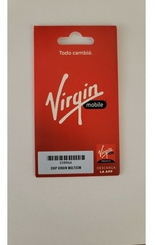 Sim Card Virgin Mobile Con Servicio Incluido
