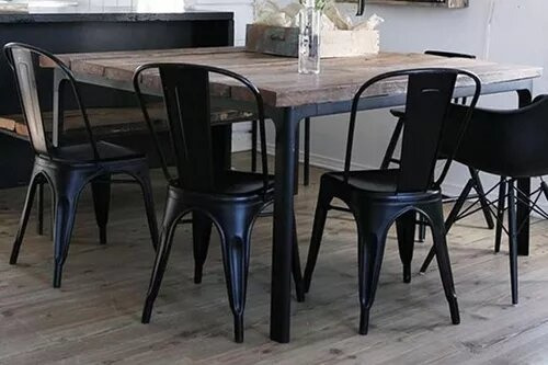 Imagen 4 de 5 de Silla Tolix Metal Comedor Living Jardin - Hlc Home