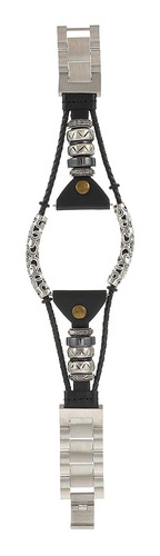 Hemobllcorrea Reloj Cadena Cuerda Pulsera Para Versa 2 Negro