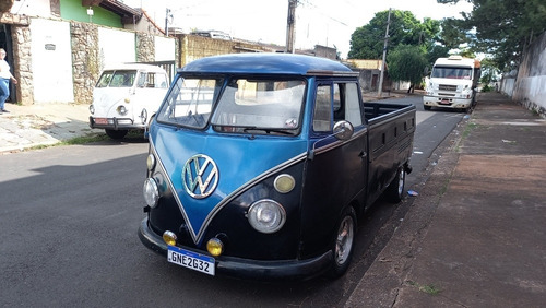 Vw Kombi Pick-up Antiga Ano 71 Rodando Freio Disco Exportaç