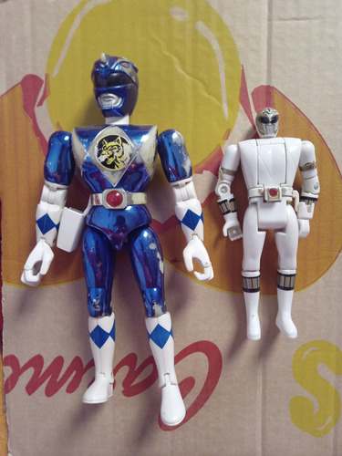 Boneco Power Rangers Vira Cabeça Mais Azul (Usado)