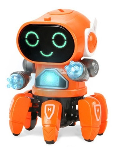 Robot Juguete Para Niños Bailarin Sonidos Luces Led Navidad