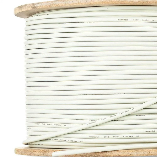 Cabo Manga 15 Metros 4 Vias 22 Awg Para Automação Led Rgb