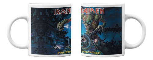 Tazones Tazas Blancas Iron Maiden The Final Frontier Rock