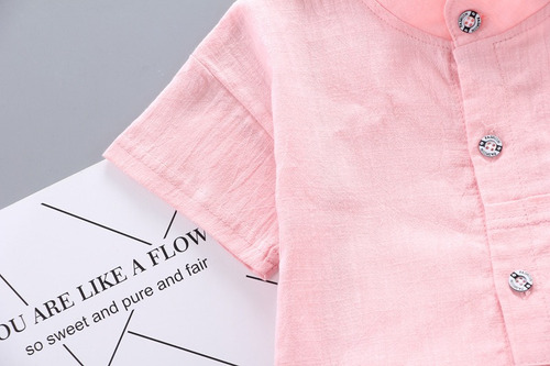 Conjuntos Para Bebe Niño Blusa Y Pantalones Ropa Verano Moda
