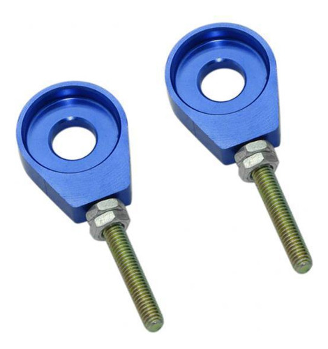 Piezas Del Ajustador De Cadena De Motocicleta 2 Piezas