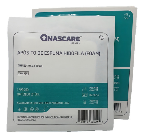 Curativo de Espuma Hidrofílica 5 Unidades
